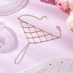 Brass Cable Chains Ring Bracelets for Women&nbsp;BJEW-JB11484-01