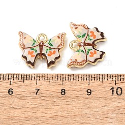 Double Face Printed Alloy Pendants&nbsp;FIND-D038-09G