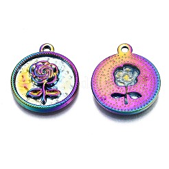 Alloy Pendants Enamel Settings&nbsp;PALLOY-N163-004-NR