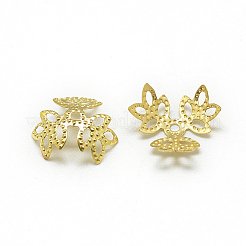 Plated Iron Fancy Bead Caps&nbsp;IFIN-S696-21G-1