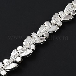 Rhinestone Cup Chain&nbsp;OCOR-WH0073-52B