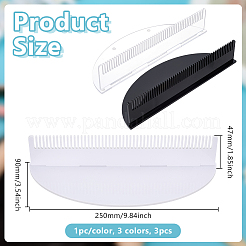 3Pcs 3 Colors Acrylic Hairpiece Display Stands&nbsp;ODIS-GO0001-14