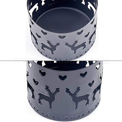 Iron Hollow Candle Holder&nbsp;AJEW-FH0001-14
