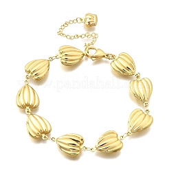 304 Stainless Steel Link Bracelets for Women&nbsp;BJEW-P354-04B-G