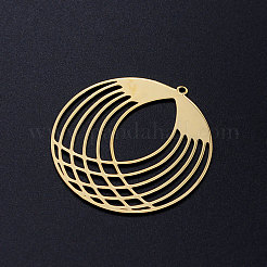 201 Stainless Steel Filigree Pendants&nbsp;STAS-S105-JN406