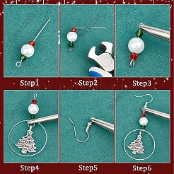 DIY Christmas Theme Earrings Making Kit&nbsp;DIY-SC0021-63