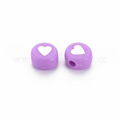 Opaque Acrylic Beads&nbsp;X-MACR-T027-01