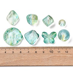 Two Tone Transparent Acrylic Beads&nbsp;OACR-Z041-15