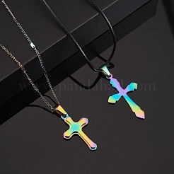 6Pcs 6 Style Ion Plating(IP) 304 Stainless Steel Pendants&nbsp;STAS-SZ0002-04