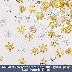 96Pcs 7 Styles Christmas Themed Alloy Cabochons&nbsp;MRMJ-OC0002-34