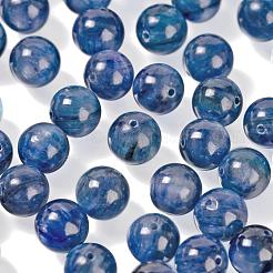 100Pcs 8mm Natural Kyanite/Cyanite/Disthene Round Beads&nbsp;DIY-LS0002-52