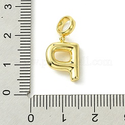 Rack Plating Brass with ABS Plastic Pearl European Dangle Charms&nbsp;KK-G501-02P-G