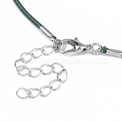 Waxed Cotton Cord Necklace Making&nbsp;MAK-S032-1.5mm-B03