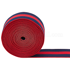 Flat Nylon Striped Elastic Wide Band&nbsp;OCOR-GF0006-58B