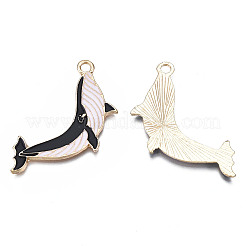 Rack Plating Alloy Enamel Pendants&nbsp;LS-ENAM-T011-189