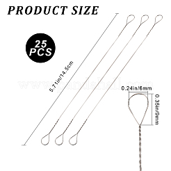 304 Stainless Steel Cheese Slicer Butter Cutting Wire&nbsp;STAS-WH0044-22P