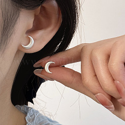 925 Sterling Silver Stud Earring&nbsp;EJEW-C176-02MS