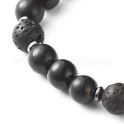 Energy Power Cross Beads Stretch Bracelets Set for Men Women&nbsp;BJEW-JB06891