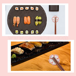 Porcelain Chopstick Stand&nbsp;AJEW-WH0031-86A