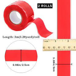 2 Rolls Waterproof Silicone Adhesive Tape&nbsp;FIND-GF0006-08B