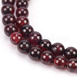 Natural Garnet Beads Strands&nbsp;G-OC0001-25-4mm