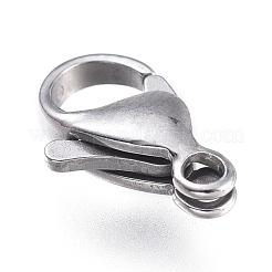 Tarnish Resistant 316 Surgical Stainless Steel Lobster Claw Clasps&nbsp;STAS-M281-01P-C
