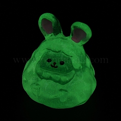 Luminous Resin Cute Little Rabbit Ornaments&nbsp;LS-RESI-I054-01C