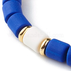 Handmade Polymer Clay Beads Stretch Bracelets&nbsp;BJEW-JB06423-02