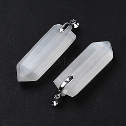 Natural Selenite Big Pendants&nbsp;G-M091-01F