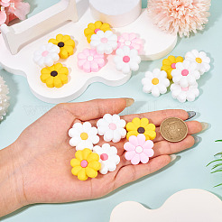 24Pcs 6 Colors Silicone Beads&nbsp;SIL-TA0002-91