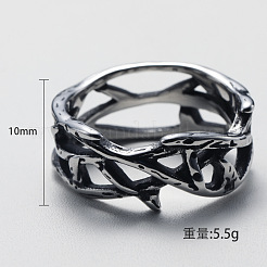 304 Stainless Steel Finger Rings&nbsp;FS-WG2B888-01
