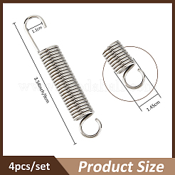 4Pcs Steel Replaceable Pruner Springs for Pruning Tools Reusable Pruning Shears Springs&nbsp;KK-FH0008-11