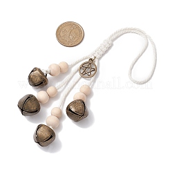 Iron Bell Pendant Decoration&nbsp;HJEW-JM02249-02