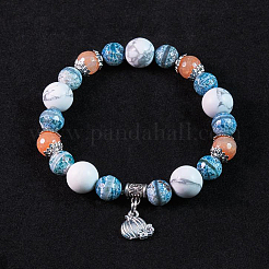 60Pcs 6 Styles Tibetan Style European Beads&nbsp;FIND-GO0001-27