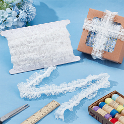 5 Yards Layered Nylon Pleated Flower Lace Ribbon&nbsp;OCOR-HY0002-21
