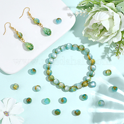 120Pcs Transparent Resin Beads&nbsp;RESI-PA0001-38A