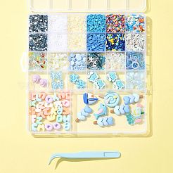 ABS Plastic Imitation Pearl & Polymer Clay & Acrylic & Resin Cabochons Findings Kits&nbsp;DIY-FS0009-76