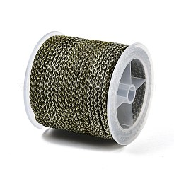 11M Polyester Braided Cord with Cotton Core & Metallic Thread&nbsp;OCOR-Z006-01-28