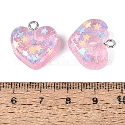Transparent Resin Pendants&nbsp;RESI-D055-087P-01