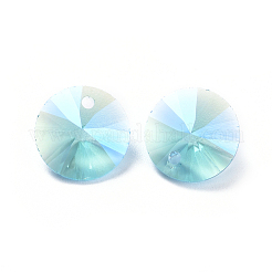 Glass Rhinestone Charms&nbsp;X-RGLA-L017-A-M