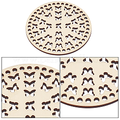 Wooden Basket Bottoms&nbsp;AJEW-WH0126-07B