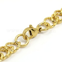 Fashionable 304 Stainless Steel Cuban Link Chain Bracelets&nbsp;STAS-A028-B062G