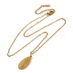 PVD Vacuum Plating 304 Stainless Steel Pendant Necklaces&nbsp;STAS-Z114-17G