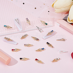 36Pcs 18 Style Alloy Rhinestones Cabochons&nbsp;MRMJ-OC0003-52