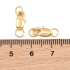 Brass Lobster Claw Clasps&nbsp;KK-CBAA0F5-01G