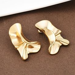 304 Stainless Steel Nuggets Stud Earrings&nbsp;EJEW-K268-77G