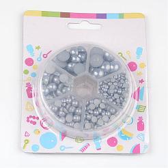 1Box ABS Plastic Imitation Pearl Dome Cabochons&nbsp;SACR-JP0001-41