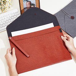 Rectangle PU Leather File Pockets&nbsp;AJEW-WH20070-208B