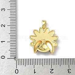 Brass Colorful Enamel Pendants&nbsp;KK-I371-07G