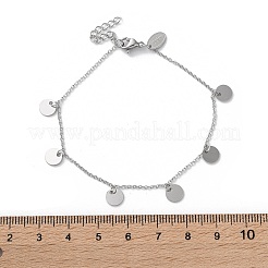 304 Stainless Steel Cable Chain Bracelets for Women&nbsp;BJEW-A036-25P